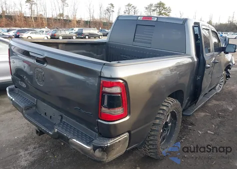 2020 Ram 1500 Big Horn 4X4 5'7 Box из США, поврежденный, VIN 1C6SRFFT4LN387878